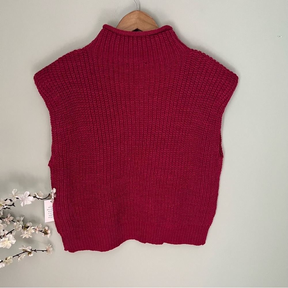 Eloquii Mock Neck Strong Shoulder Sweater NWT Size 18/20 - Picture 3 of 5